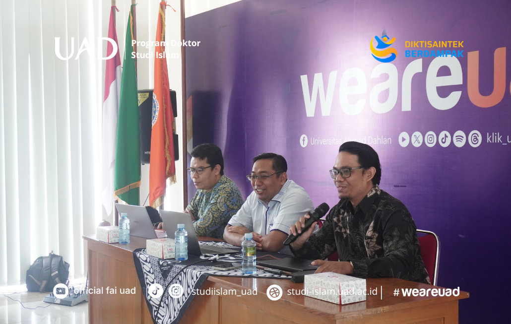 Sambutan oleh Dekan Fakultas Agama Islam, Dr. Arif Rahman, S.Pd.I., M.Pd.I