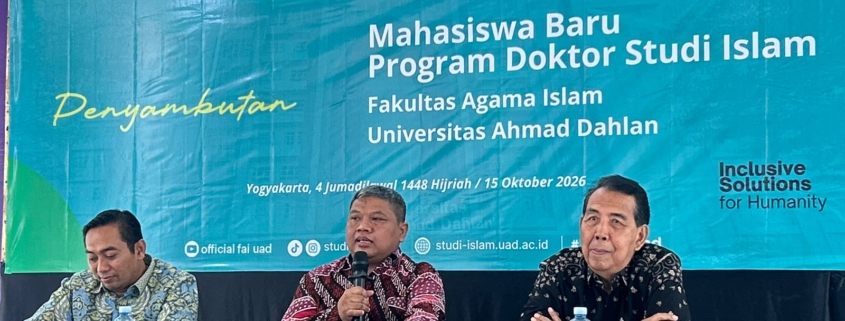 Sambutan Wakil Rektor II bidang akademik UAD