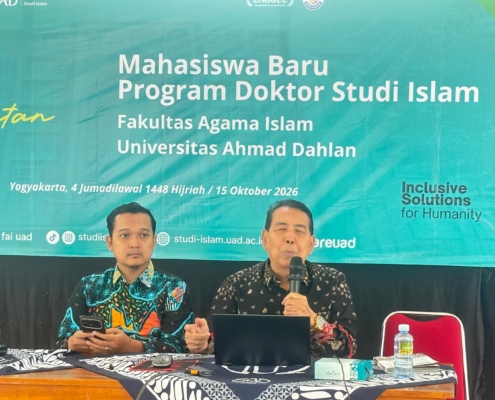 rof. Siswanto Masruri, M.A mendorong mahasiswa Doktor Studi Islam harus berani bersuara lewat ilmu pengetahuan