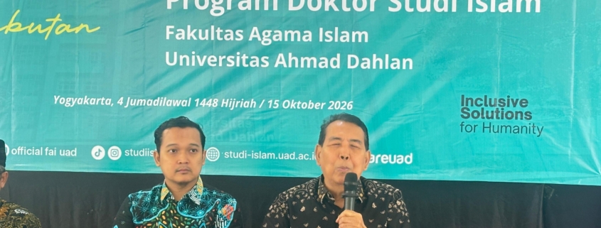 rof. Siswanto Masruri, M.A mendorong mahasiswa Doktor Studi Islam harus berani bersuara lewat ilmu pengetahuan