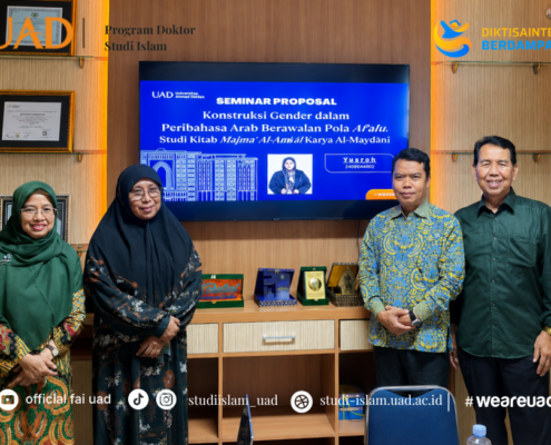 Dokumentasi Ujian Seminar Proposal Disertasi Mahasiswa Doktoral S3 Studi Islam