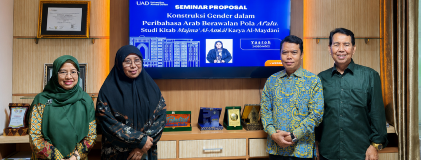 Dokumentasi Ujian Seminar Proposal Disertasi Mahasiswa Doktoral S3 Studi Islam