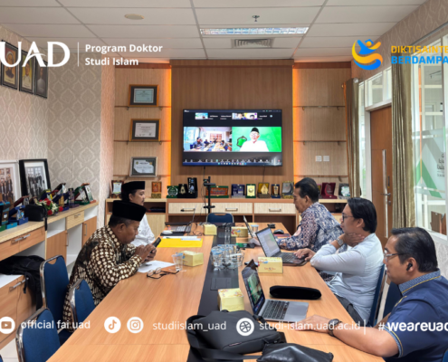 Koordinasi Promotor dan Co-Promotor Program Doktor Studi Islam FAI UAD Digelar Secara Hybrid