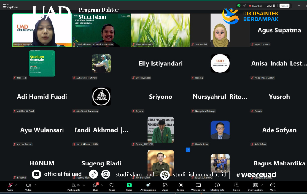 Pengenalan Perpustakaan dan Bimbingan Akademik Mahasiswa S3 Studi Islam FAI UAD