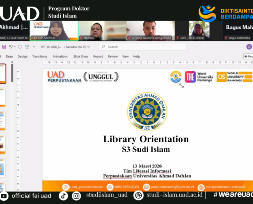 Program Doktor Studi Islam FAI UAD Gelar Pengenalan Perpustakaan dan Bimbingan Akademik Mahasiswa