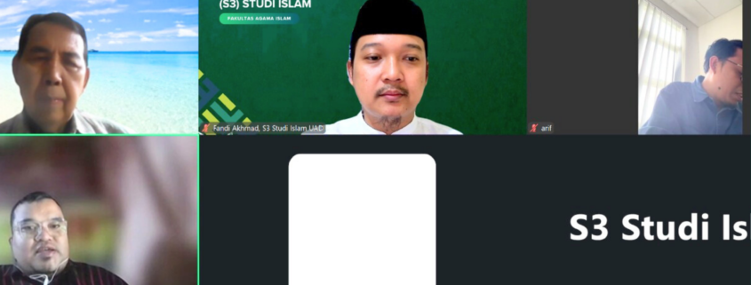 Program Doktor Studi Islam FAI UAD Laksanakan Wawancara Gelombang I Mahasiswa Baru Angkatan Ketiga