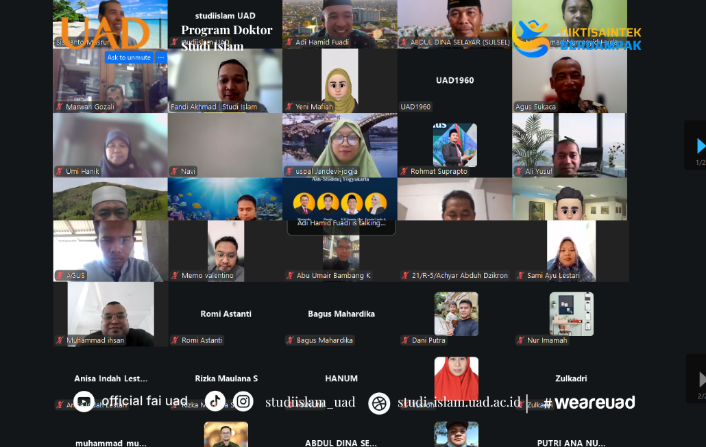 Kuliah Umum Program Doktor Studi Islam UAD Bahas Isu Perang dan Damai