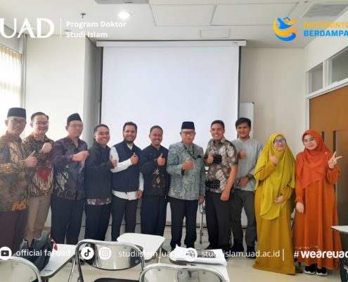 Mahasiswa Program Doktor Studi Islam Ikuti Perkuliahan Studi Kontemporer Al-Qur’an dan Hadis Bersama Prof. Dr. Waharjani, M.Ag.