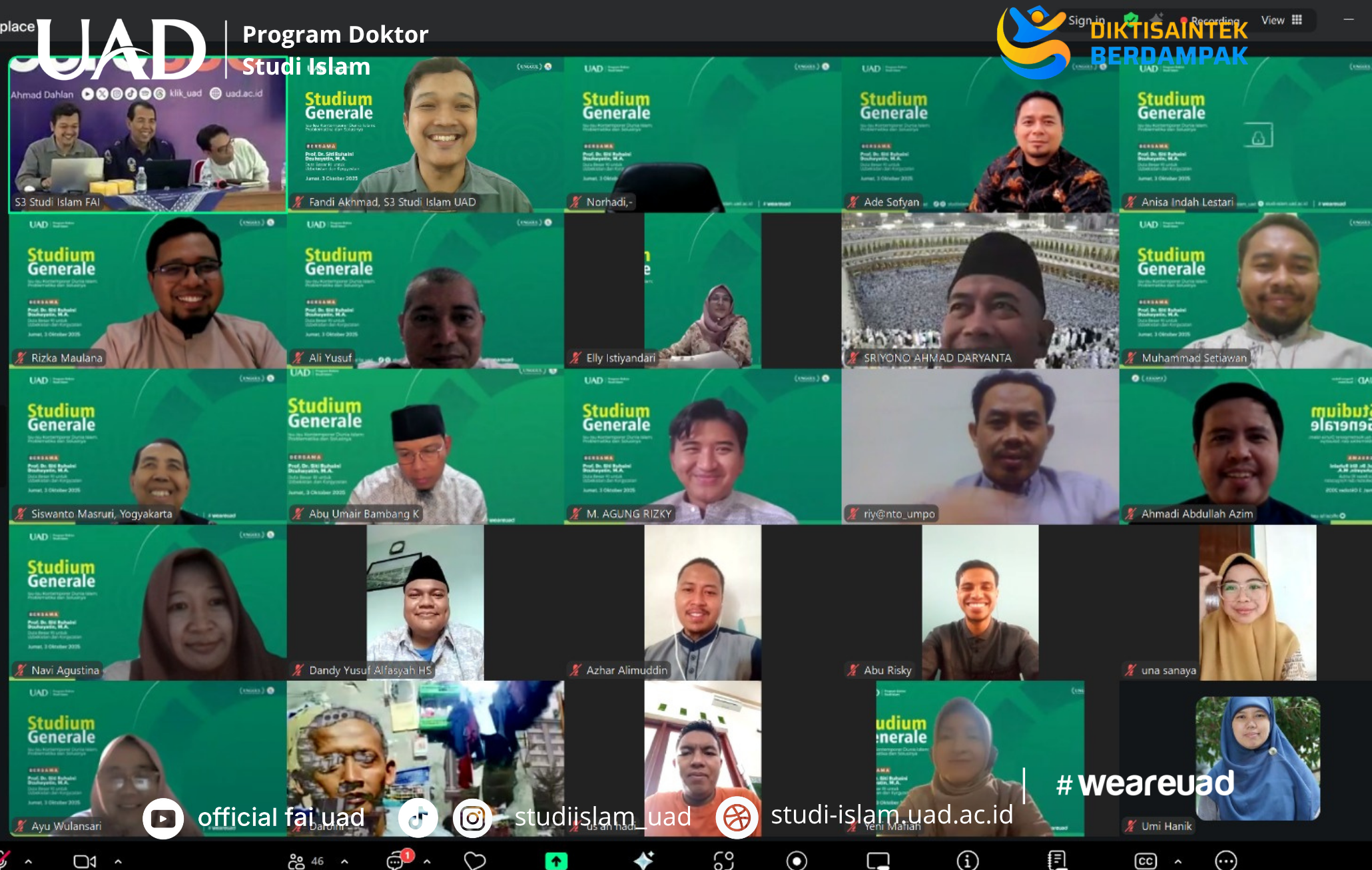 Prodi S3 Studi Islam FAI UAD Gelar Studium Generale dan Orientasi Mahasiswa Baru: Bahas Isu Kontemporer Dunia Islam Bersama Dubes RI