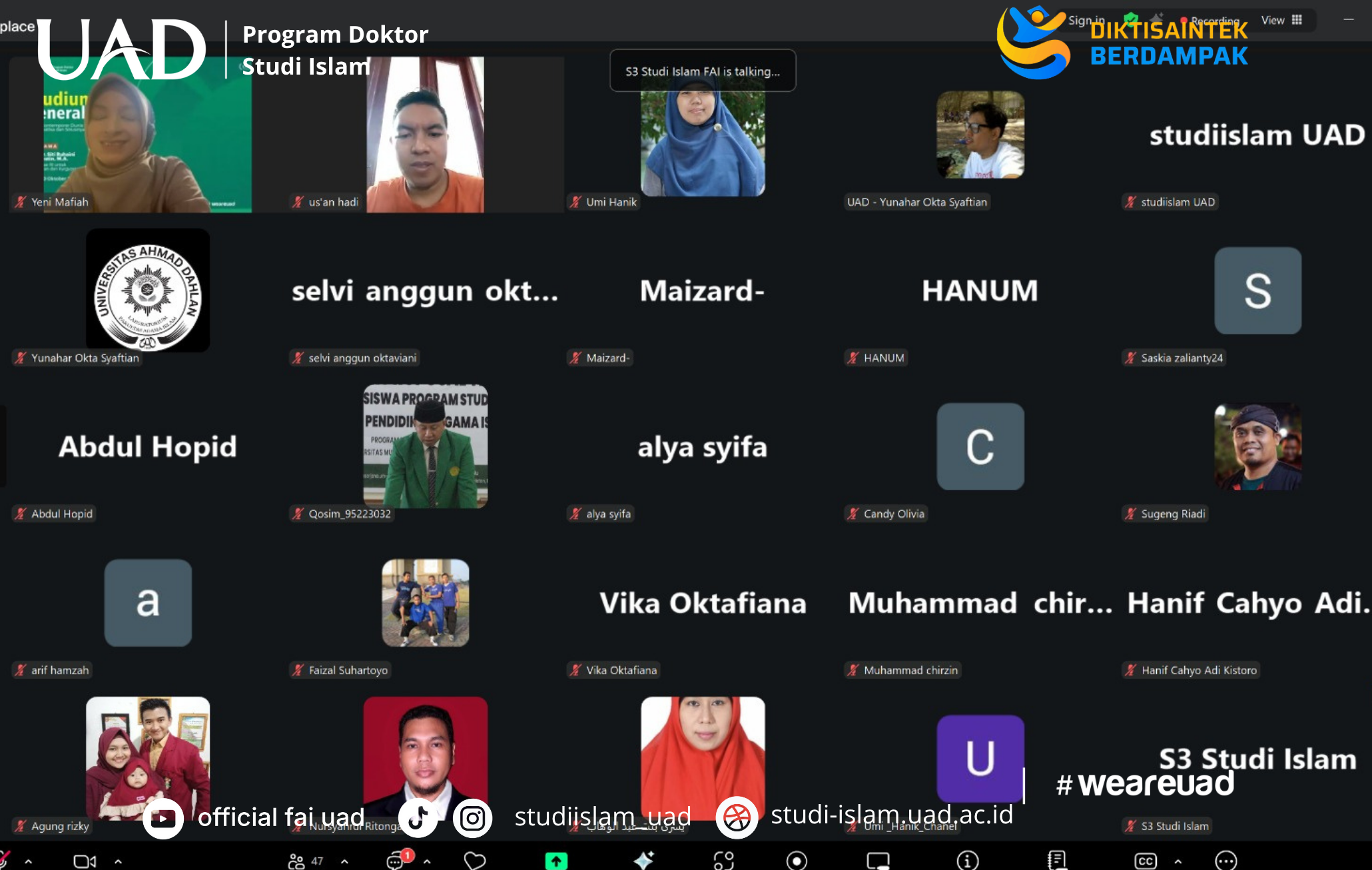 Prodi S3 Studi Islam FAI UAD Gelar Studium Generale dan Orientasi Mahasiswa Baru: Bahas Isu Kontemporer Dunia Islam Bersama Dubes RI