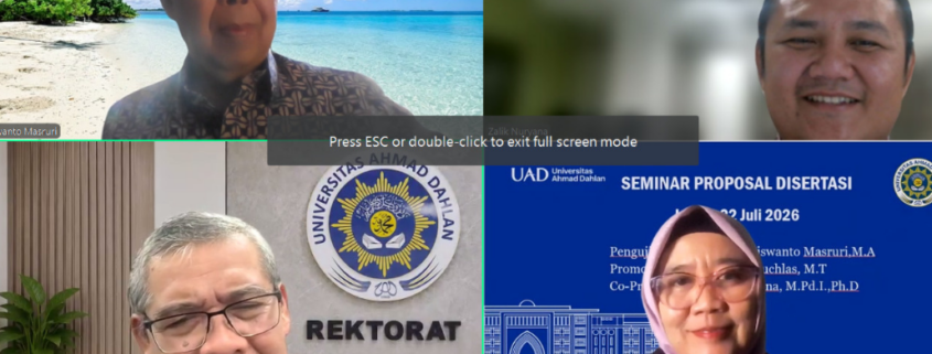 Seminar Proposal Disertasi FAI UAD Angkat Strategi Penguatan Digitalisasi Perpustakaan di Era Artificial Intelligence